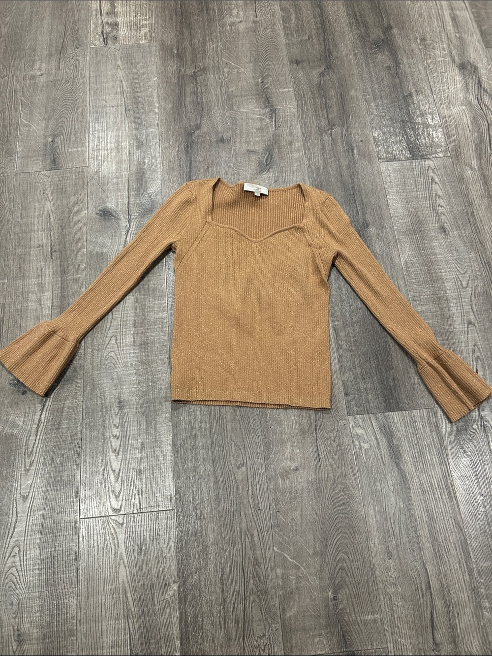 Loft shimmer camel